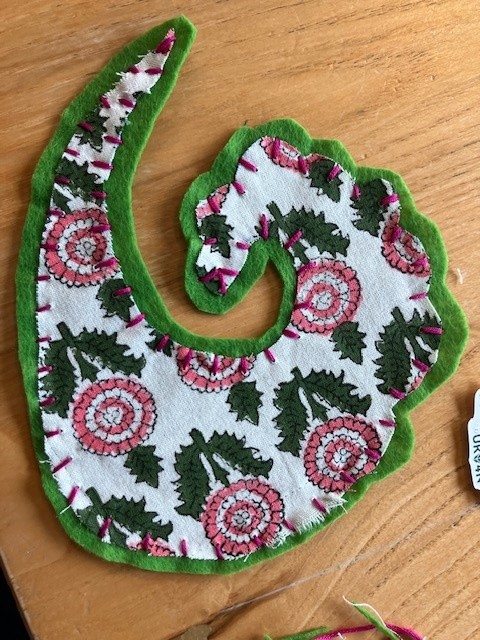 Crafted fabric wave, (C)Louisa Carlisle